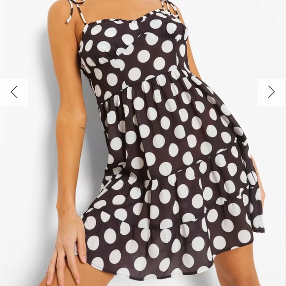 BNWT Polka dot Mini dress Sz 12 - Picture 5 of 5